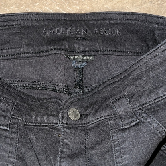 AE Black Next Level Stretch Curvy Super Hi-Rise Jegging - Picture 4 of 7